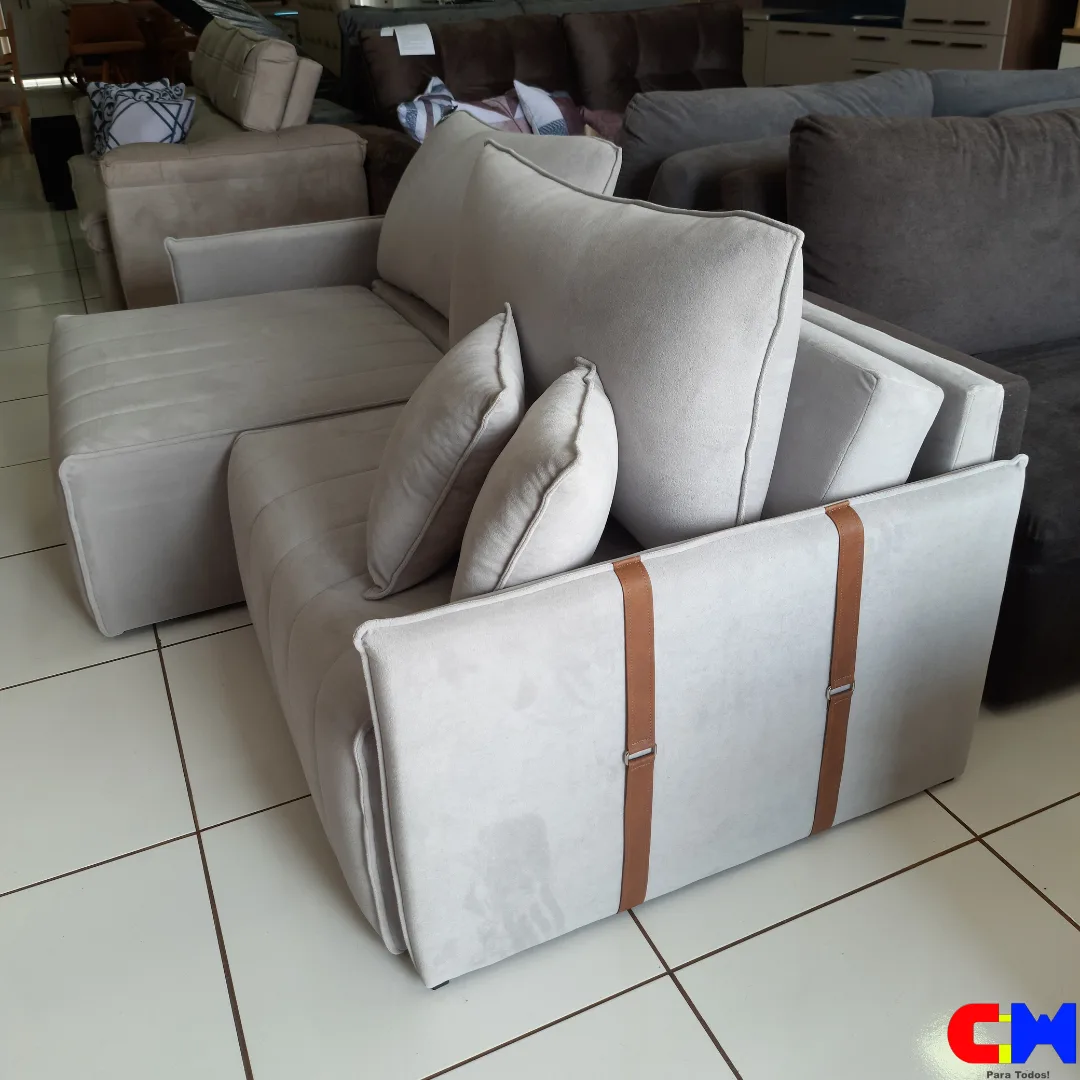 Sofá Caixa Zero/Cama 2,20m Domini