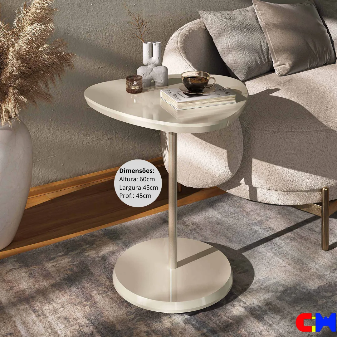 Mesa de Apoio Bel Off White