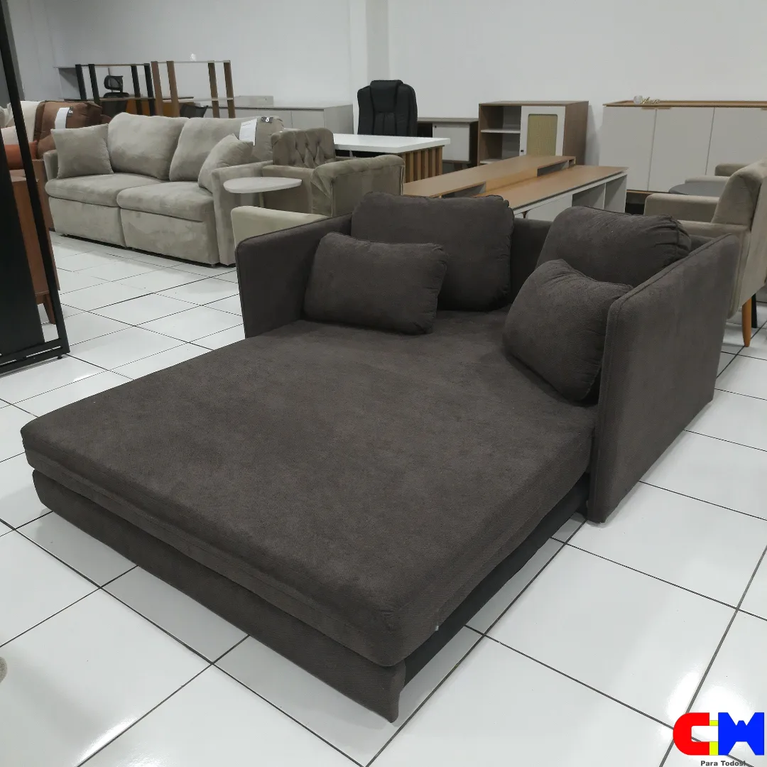 Sofá Poltrona Cama 1,52m Ipê - foto 2