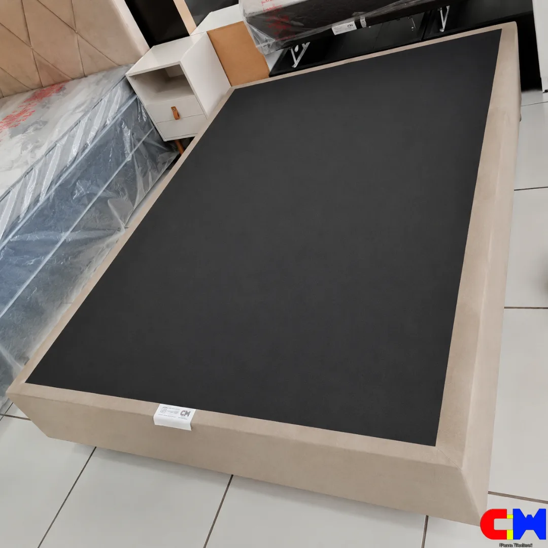 Base Box Tradicional Casal 1,38m x 1,88m Bege