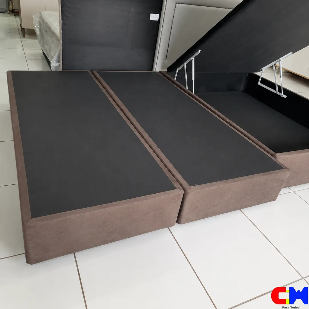 Base Box Tradicional King 1,93m x 2,03m Marrom