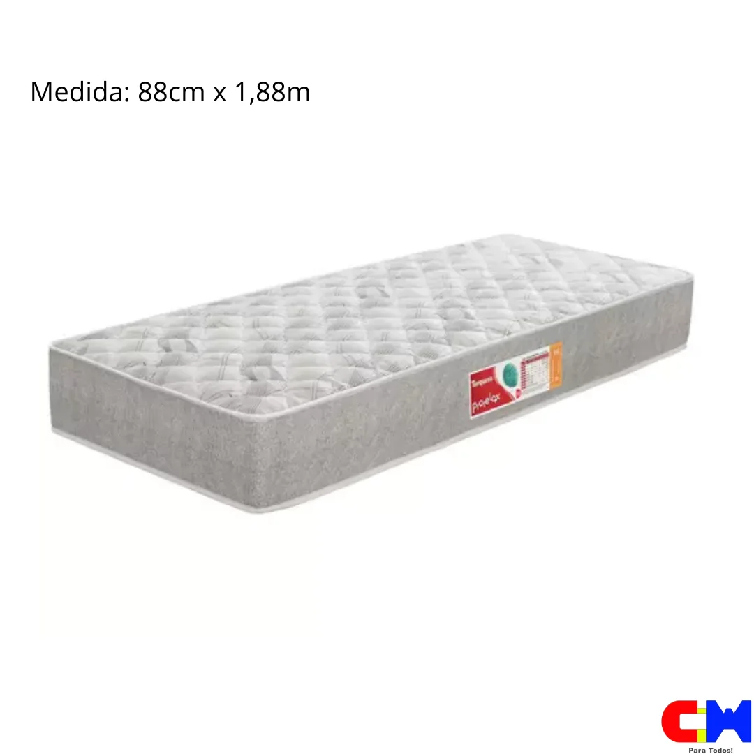 Colchão de Solteiro 88cm D-33 Turqueza Prorelax