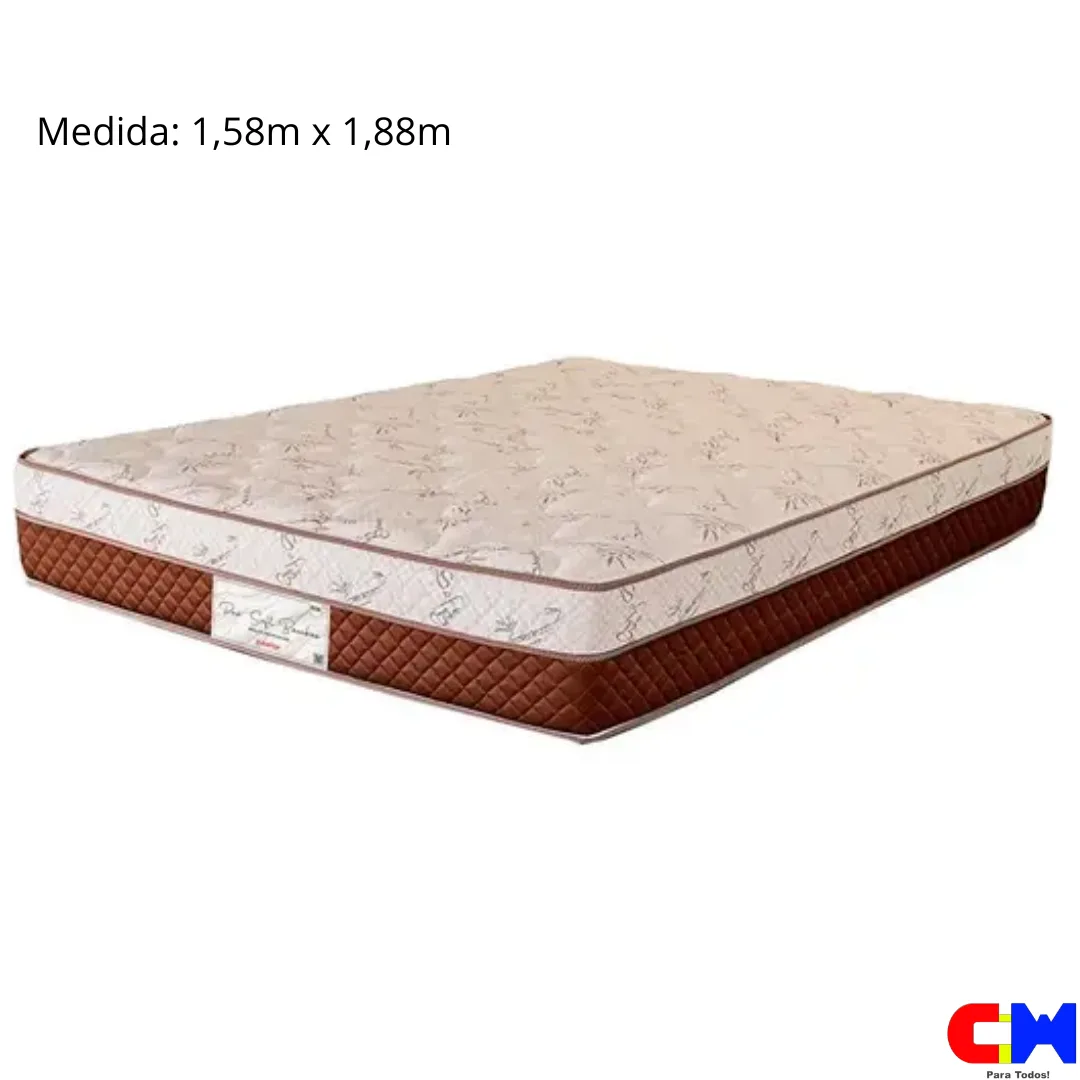 Colchão de Casal 1,58m Queen D-26 Mola Ensacada ProSoft Bamboo Prorelax
