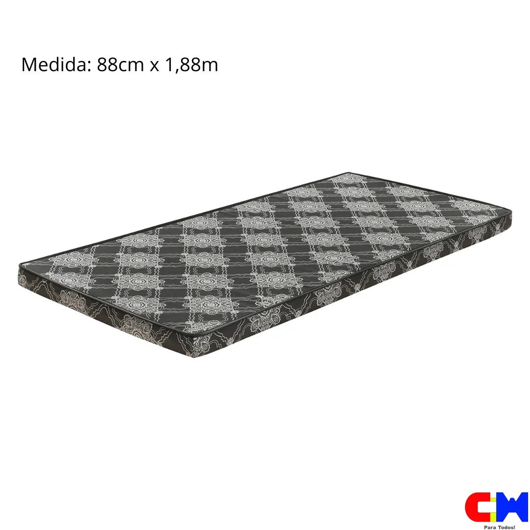 Colchão Colchonete de Enrolar Solteiro 8cm Iris Prorelax