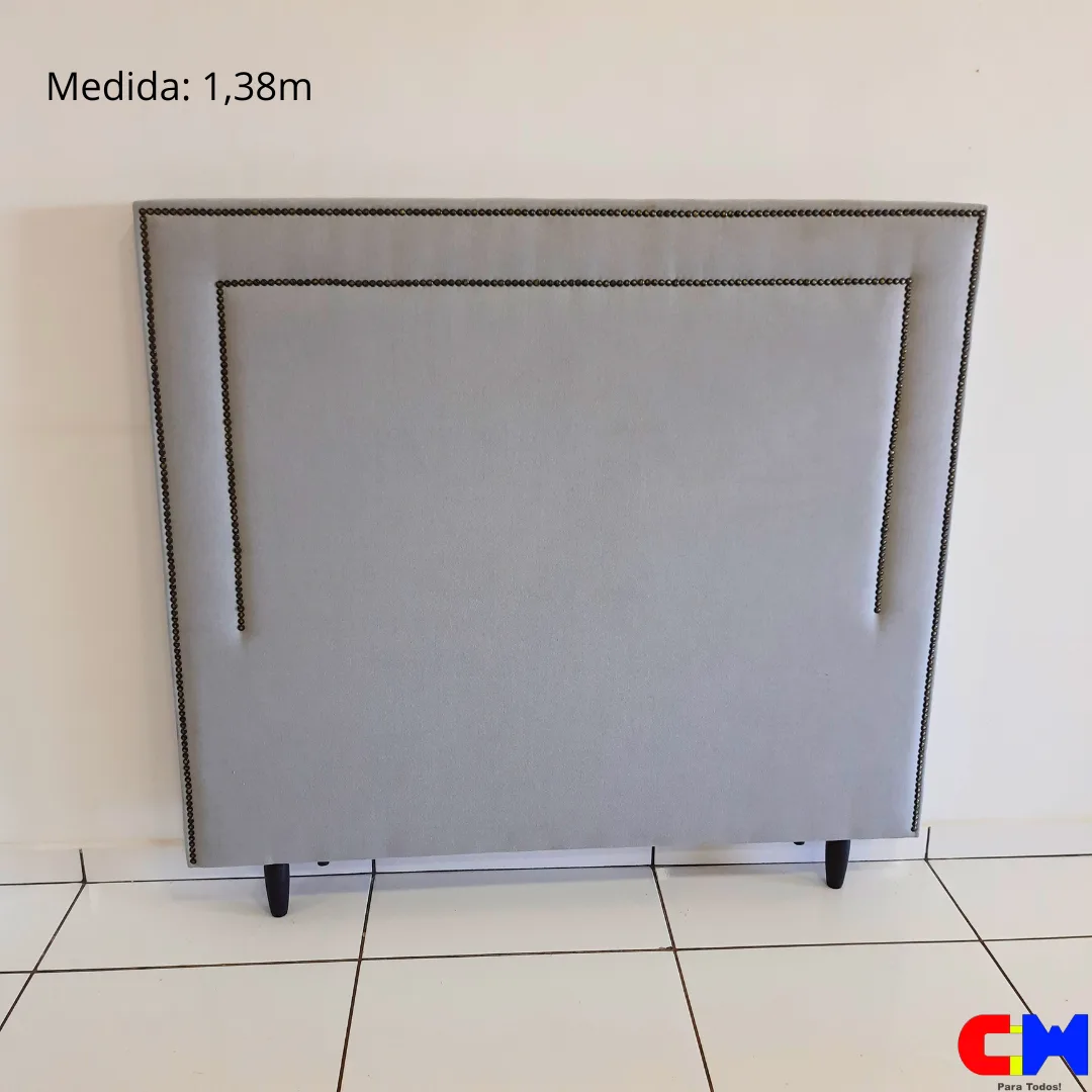 Cabeceira de Casal 1,38m com Tachinha Sofia FJR